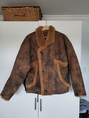 Sandro Shearling Jacket